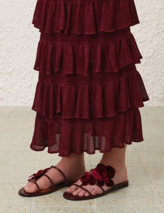 Sandály Orchid Slide v barvě Ruby online