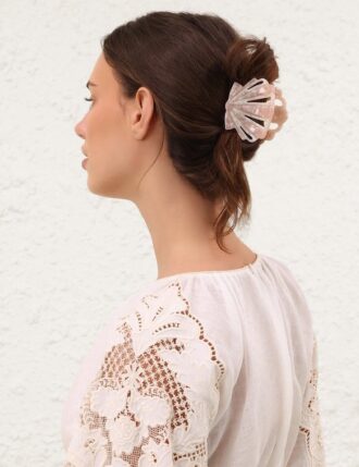 Spona Shell v barvě Blush/Ivory online Spona Shell v barvě Blush/Ivory online