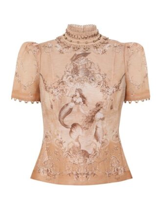 Top Rebellion Beaded v barvě Blush Mermaid online Top Rebellion Beaded v barvě Blush Mermaid online