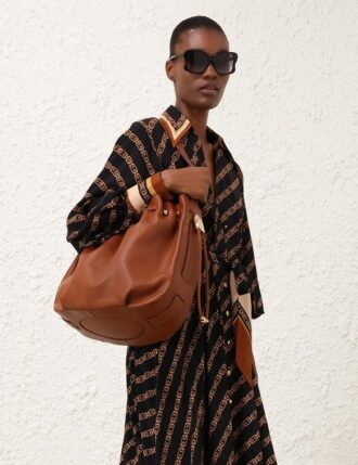 Velká kabelka Halcyon v barvě tan online