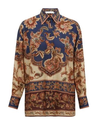 Volná košile Aster v námořnické modré barvě Jacobean online Volná košile Aster v námořnické modré barvě Jacobean online