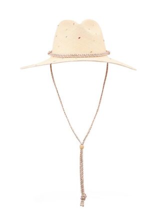 Vyšívaný panamský klobouk v barvě Natural/Multi online Vyšívaný panamský klobouk v barvě Natural/Multi online