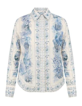 Wanderlust Body Shirt Blue Toile online Wanderlust Body Shirt Blue Toile online